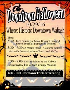 Wabash Marketplace Announce 2nd Annual Trick-or-Treat Extravaganza