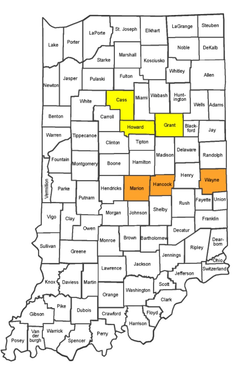 dhs indiana travel status