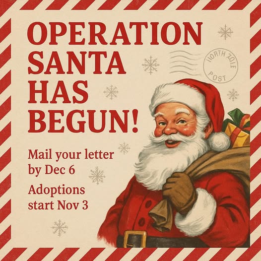 Operaion Santa Operation Santa through USPS announced – Your News Local